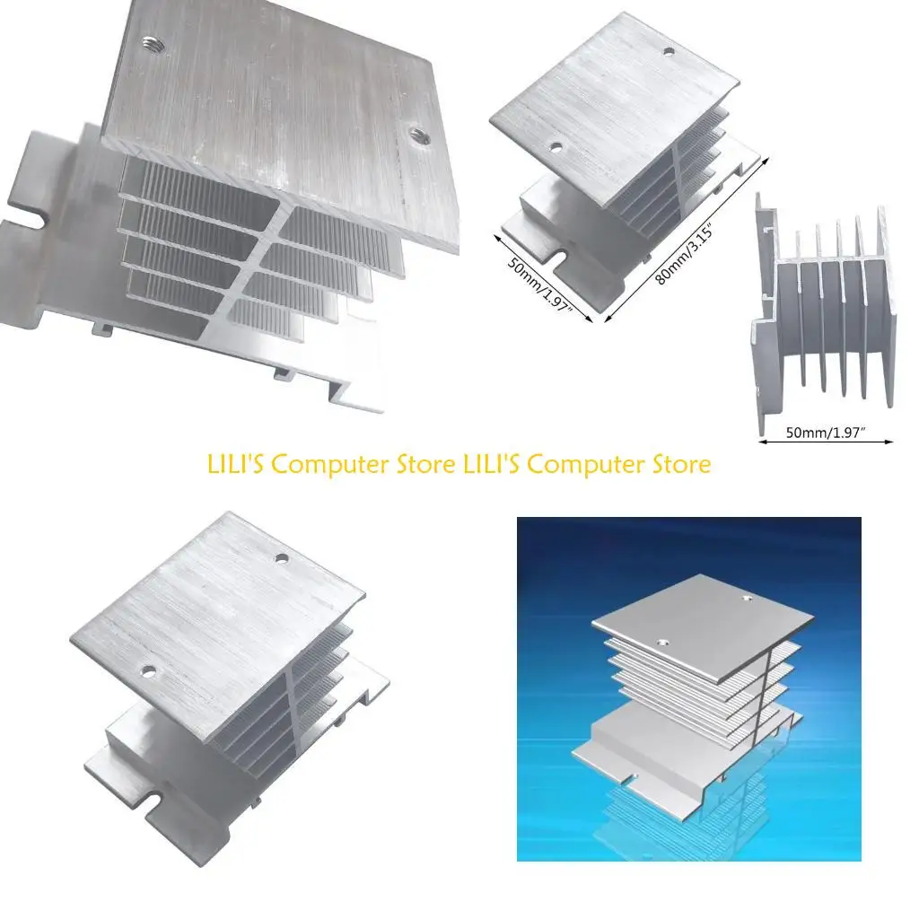 

A52B for Single Phase Relay10A-40A Resistance Regulator Heat Sink