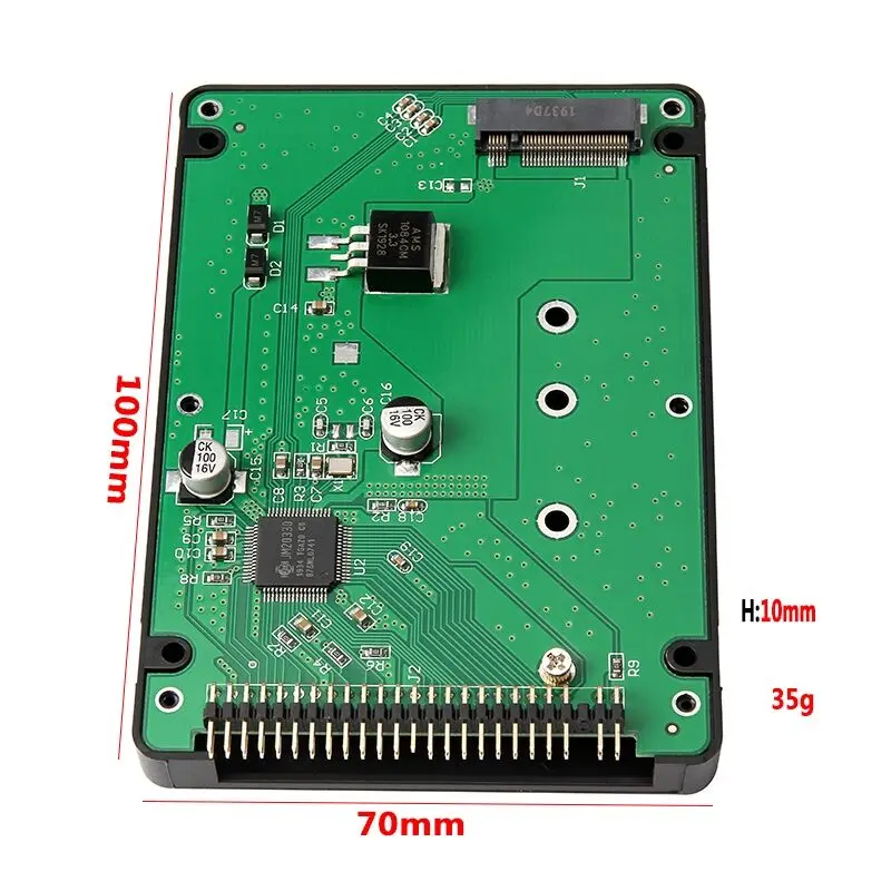 M2 IDE Adapter 44 Pin M.2 NGFF SATA SSD to 2.5 IDE SATA SSD Converter SATA Adapter Card Adaptor Convertor B+M Key