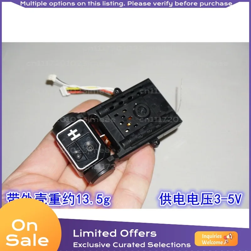 Wireless WiFi FPV Camera, Dual Camera Video Transmitter, 3 5V Wireless Video Transmission Module for RC Car Boat Drone DIY