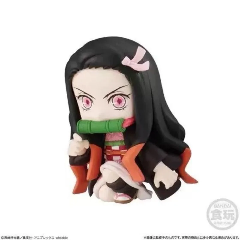 Demon Sairer: Kimetsu no Yaiba Box Egg Animation Periferal Midouzi Tanjiro Zenitsu Zenitsu Figure Desktop Ornament วันหยุดของขวัญ