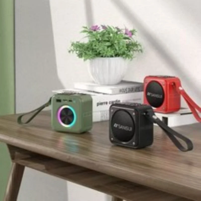 

2025 SANSUI U3 Portable Bluetooth Speaker with Deep Bass Supports TF Card USB FM AUX Hands Free Call for Outdoor Indoor Party