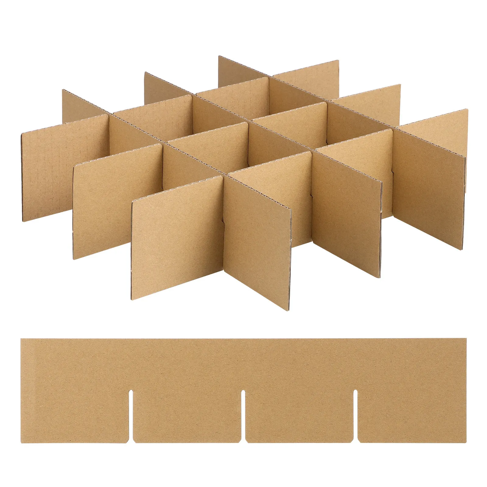 

1Set Cardboard Boxes Divider for Glass Dish Plates Strong Protective Moving Box Separator for Transport Cardboard Boxes Divider