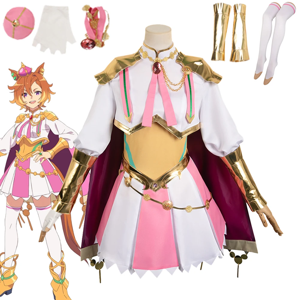 

Anime Game Pretty Derby Cosplay TM Opera O Cosplay Fantasia Costume Disguise For Women Adult Coat Dress Halloween Carnival Suit