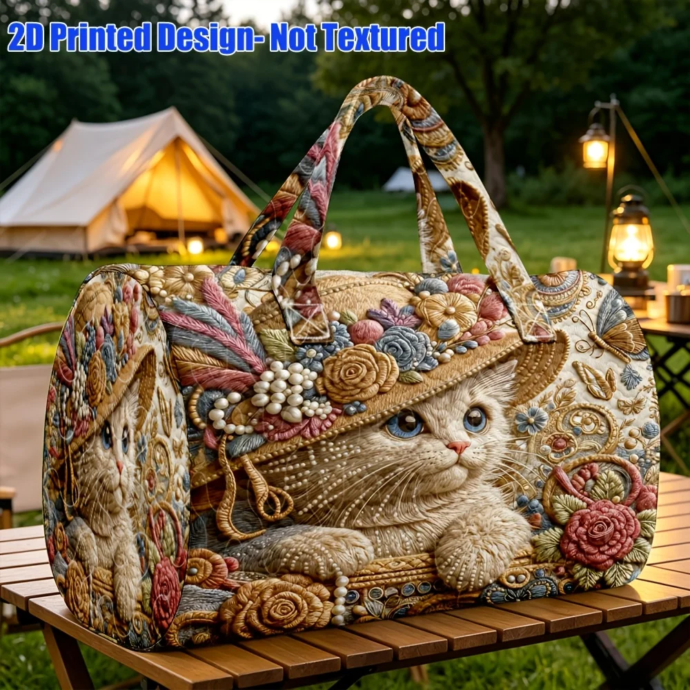 Travel Bag Sports Bag Personalized Gift Handbag Zipper Tote Bag Training and Casual Bag Beach Hiking and Camping Bag