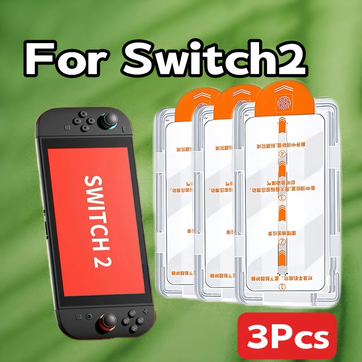 

3 шт., автоматическая сигнализация OneTouch для Switch2, переключатель 2, 7,9-дюймовая защитная пленка из закаленного стекла, игровые аксессуары, ультра-прозрачное
