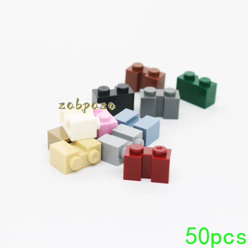 

50PCS MOC 4216 Modified 1x2 Building Blocks Kit With Channel Bricks Educational Particle DIY Toys Children Birthday Gifts