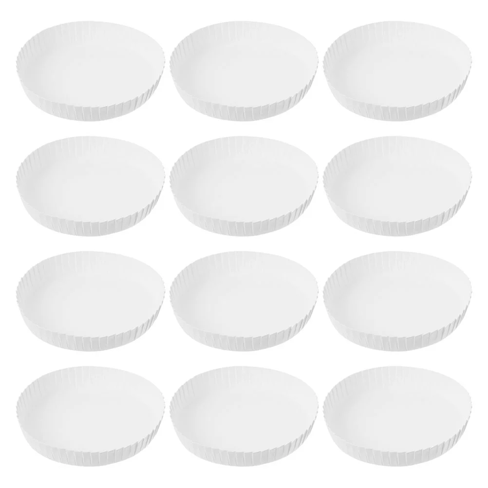 

50 Pcs Disposable Paper Cup Lid Cups with Lids Coffee Plastic for Custom Mug Covers Drinks Travel