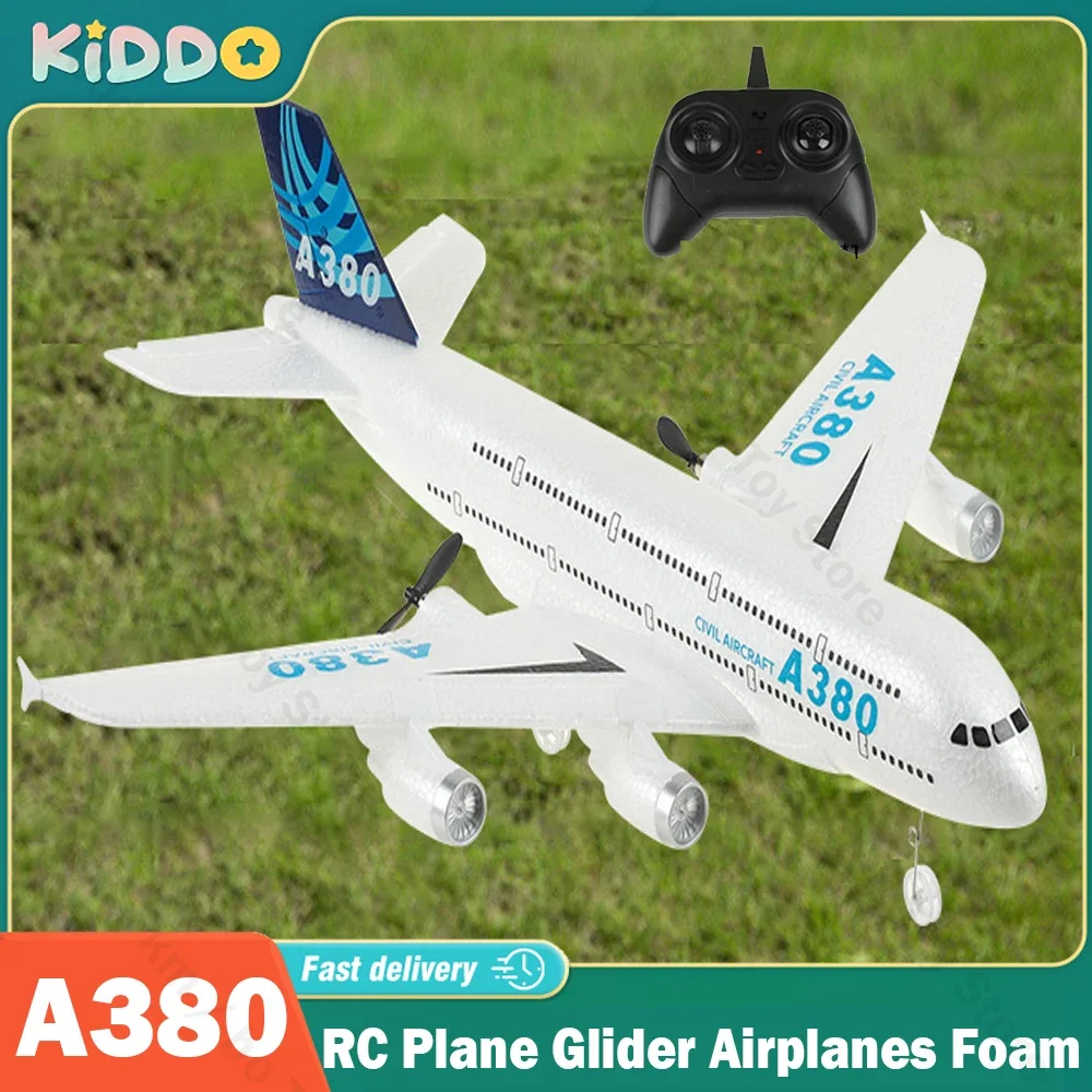 

A380 RC Plane Glider Airplanes Remote Control Foam Aircraft Fixed Wing Aircraft Model Airplane Toys Hobbies Christmas Kids Gifts