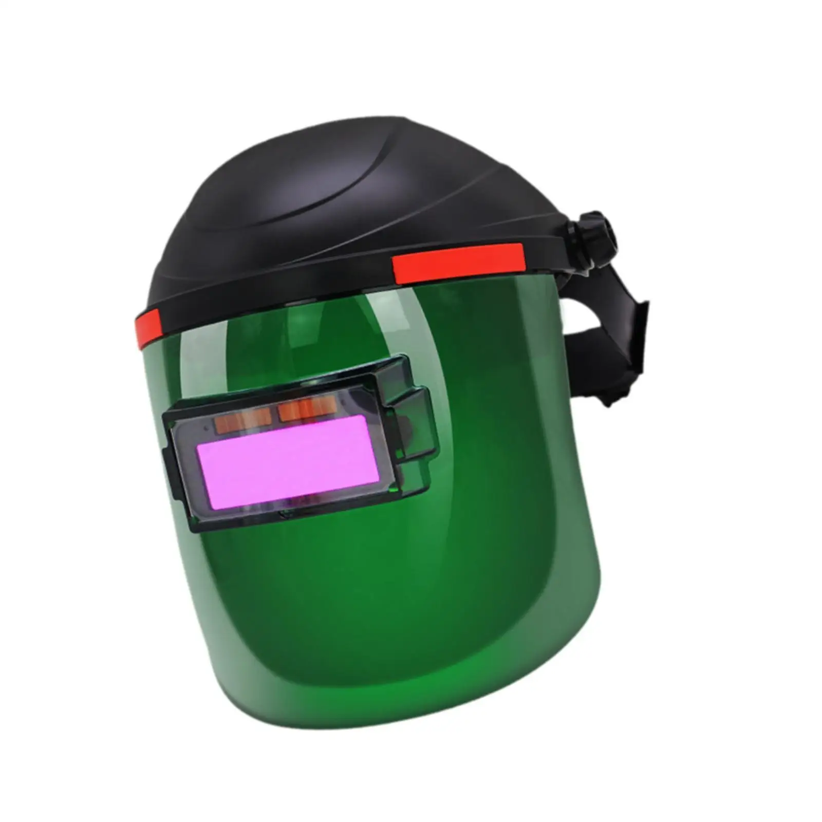 Panoramic Welding Helmet Auto Darkening Lightweight Mask Adjustable Head Protection for Industrial Welding Jobs