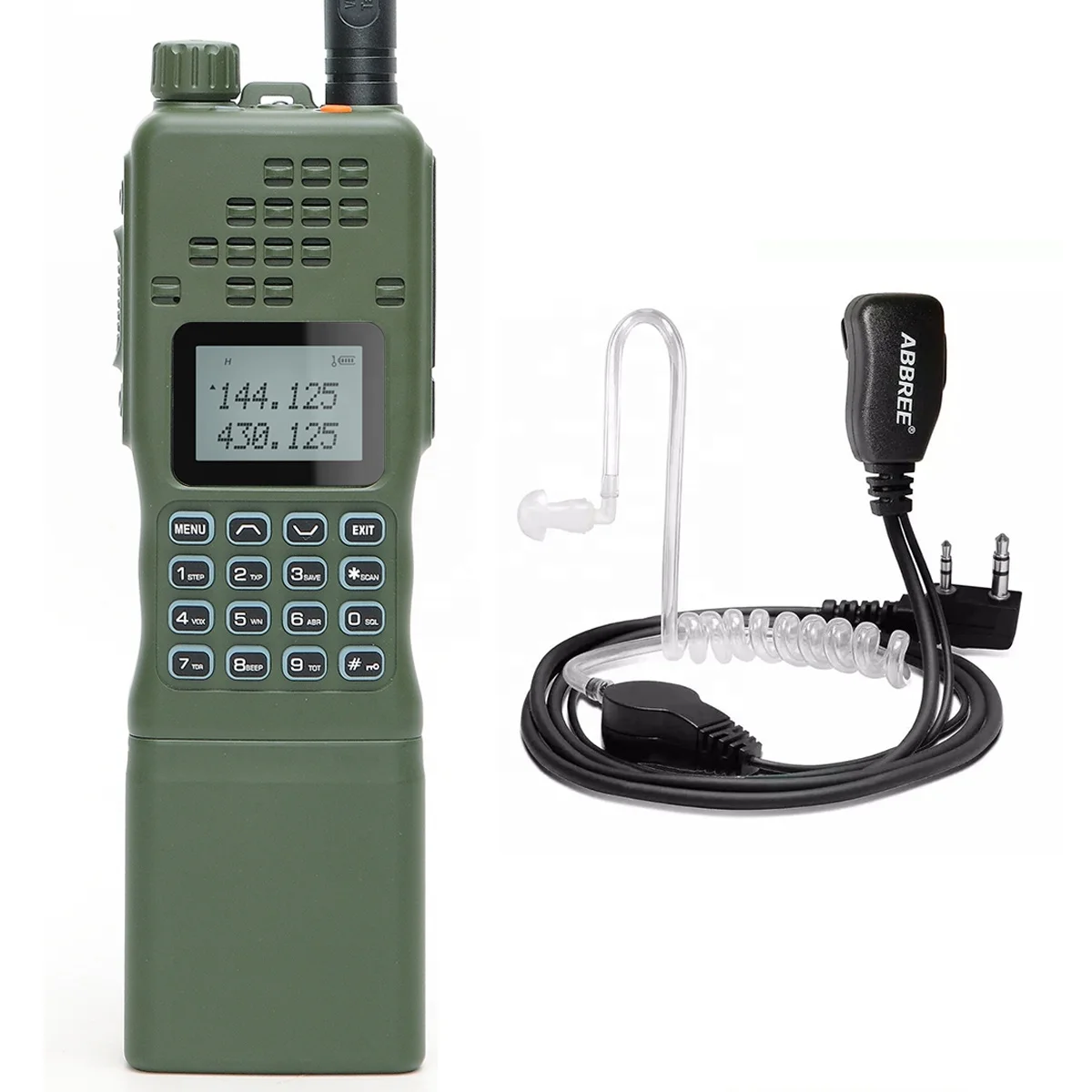 Baofeng AR-152 Walkie Talkie15W Powerful 12000mAh Tactical Game Two way Radio AN /PRC-152 for Hunting with Air Acoustic Headset