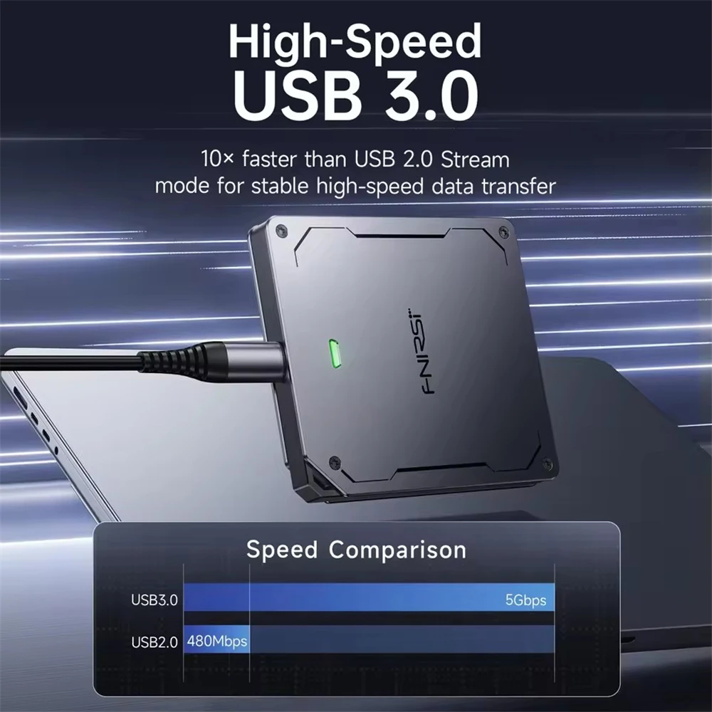 FNIRSI DLA-16/32 Plus Logic Analyzer 16/32 Channels 1GHz Sampling USB 3.0 4Gbit Buffer Stream 120+ Protocol Digital Debug Tool