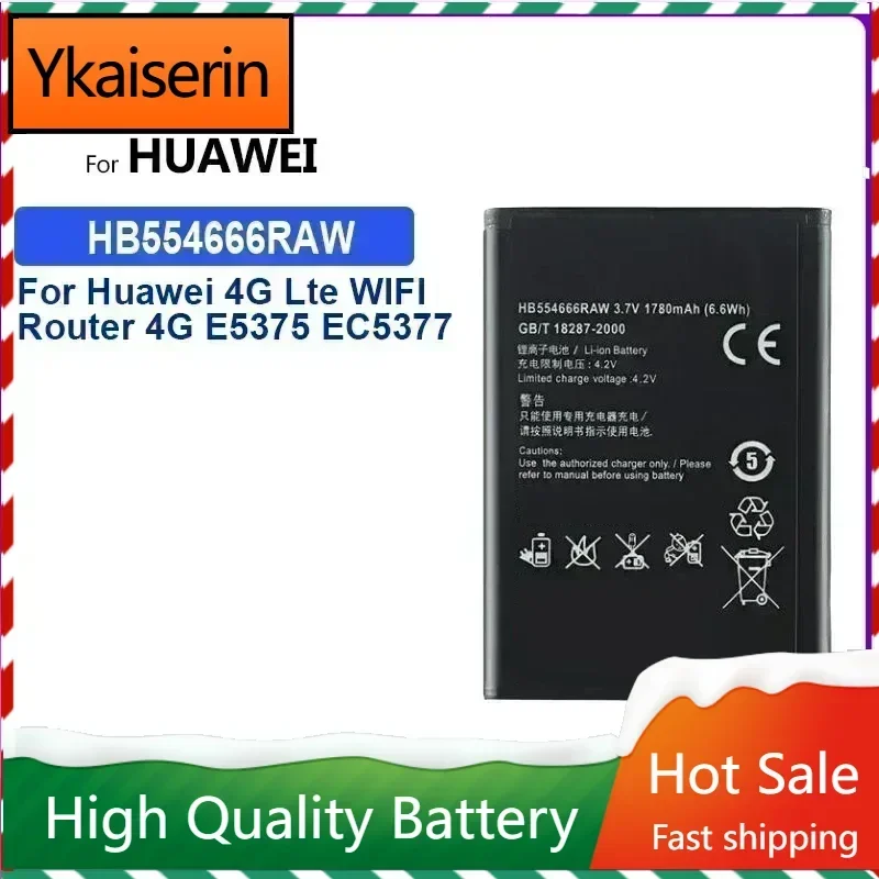 Replacement Battery HB554666RAW for Huawei 4G Lte WIFI Router E5372 E5373 E5375 EC5377 E5330 E5336 E5351 E5356 Bateria Warranty