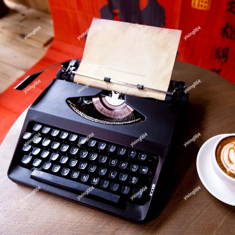 Vintage Used Mechanical Typewriter Retro Antique Collectible Decor Creative Display Gift