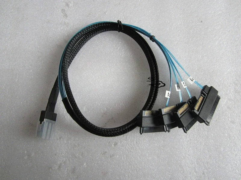 Array card Mini SAS SFF-8087 to 4 SFF 8482 SAS hard disk SATA power supply head connection cable