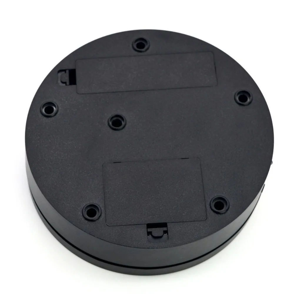 5.43x1.38in Rotating Display Stand Mirror Surface USB Powered Motorized Turntable 360 Degree Rotation Adjustable Speed