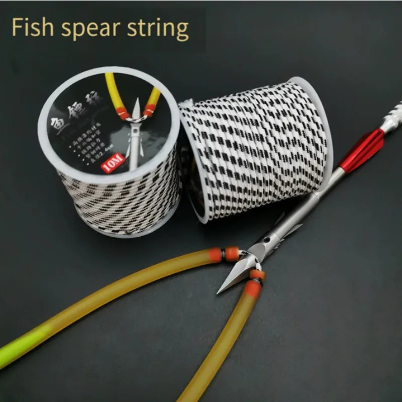 10M High Strength Braided Fishing Spear Rope 2.4Mm Durable Fish Dart String For Slingshot Bowfishing Replacement   Accessory