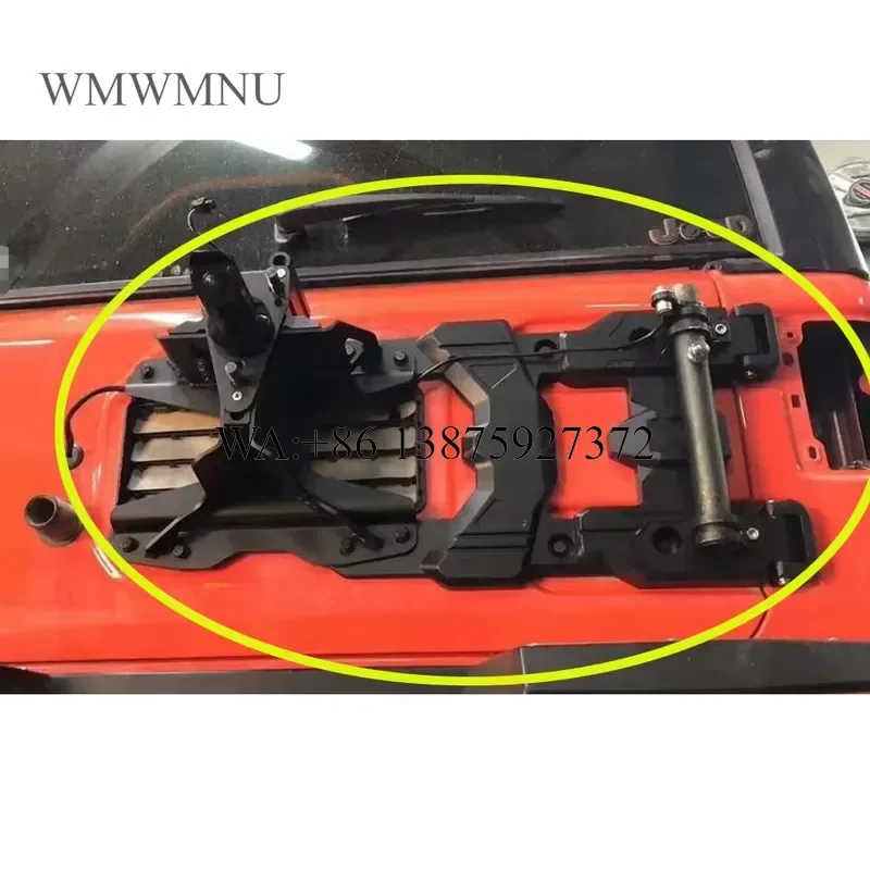 Wmwmnu Lantsun JL1231 Aluminum Alloy Spare Tire Bracket Carrier for JL 2018+