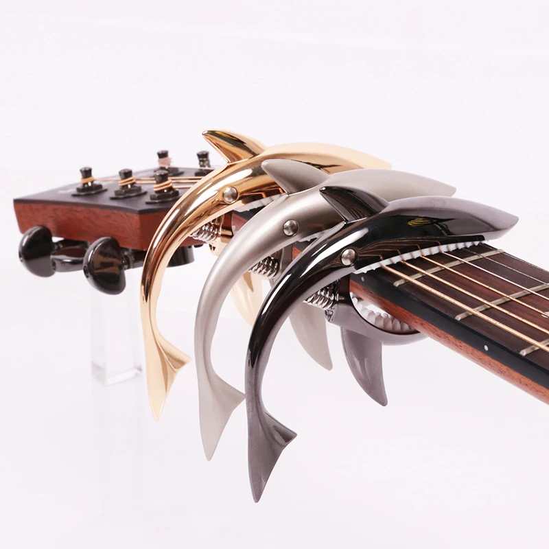 

STLF ALUMINUM ALLOY Guitar Capo, Zinc Alloy Shark Style Guitar Tuning Clip, Guitar Capos