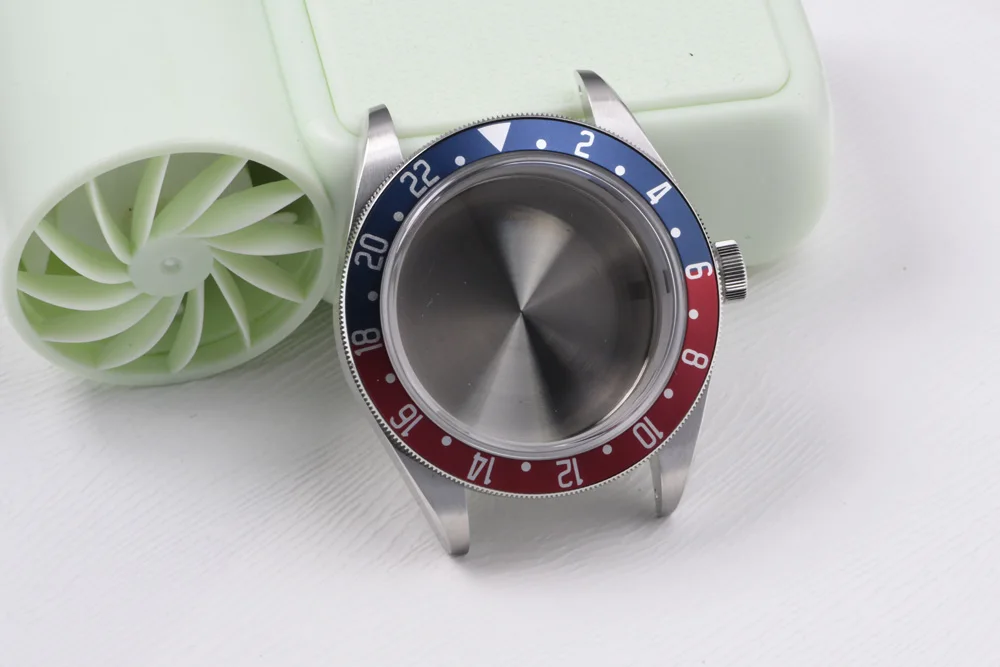GMT-Uhrengehäuse, 200 m, 31,5 mm Zifferblatt, 316L-Edelstahl, Saphirglas, Taucheruhrengehäuse für NH34-Automatikwerk, Zubehör – Detail 1