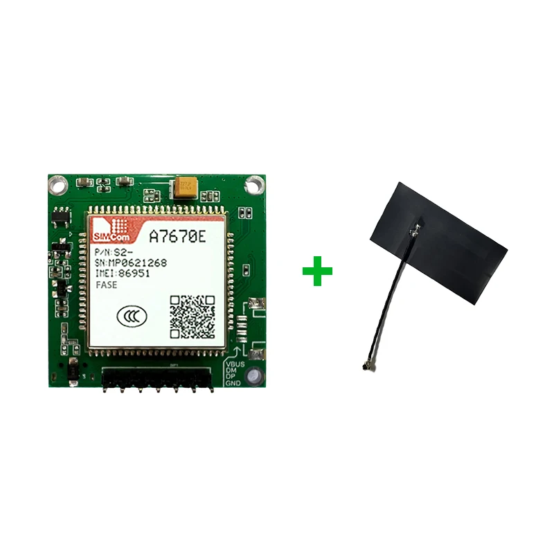 SIMCOM 4G LTE Cat1 A7670E With GPS A7670E FASE LGA+LCC Module Core Board with Two SIM Card Slot