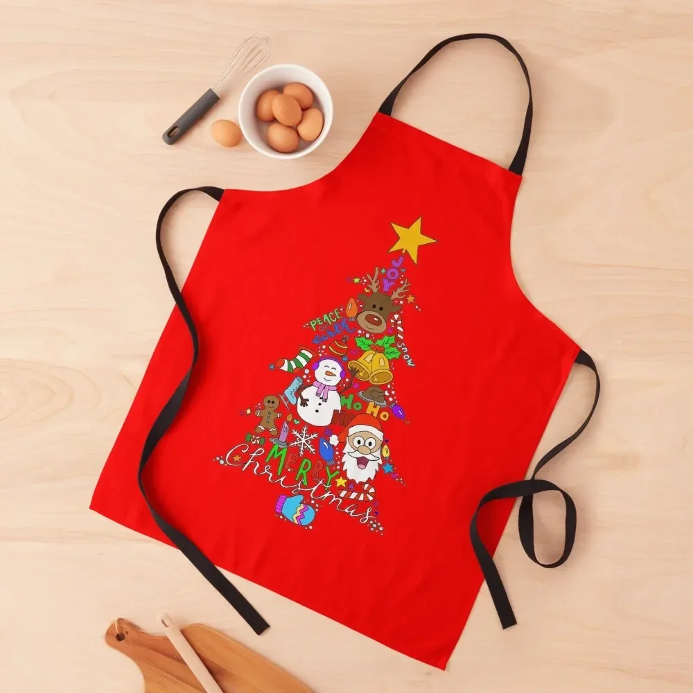 

Christmas Fun Apron Kitchen Tools For Nail Stylist For Men Apron