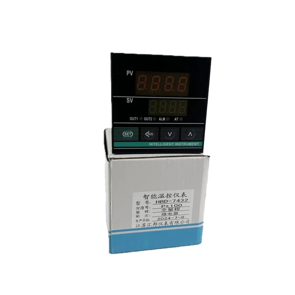 Jiangsu Huibang Digital Intelligent Temperature Control Instrument HBD-7432 Relay Output PT100  Temperature Controller HBD7432