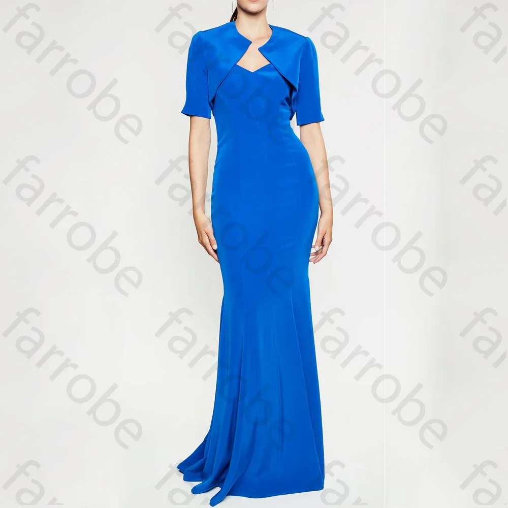 فستان أنيق مخصص برقبة على شكل حرف V وأكمام قصيرة على شكل حرف a فساتين سهرة رسمية رائعة عالية الجودة للحفلات الراقصة للنساء