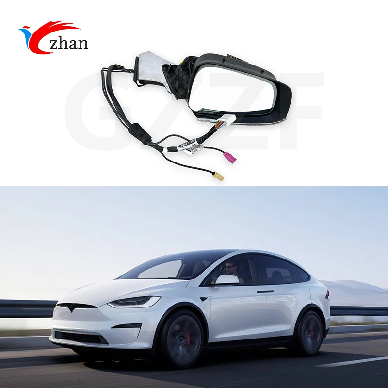 JIFUQI حار بيع السيارات الجسم أطقم الركاب الأيمن الجانب الباب خارج مرآة الجمعية Oem 1035181 -00-J لـ 2016-2020 موديل X #2