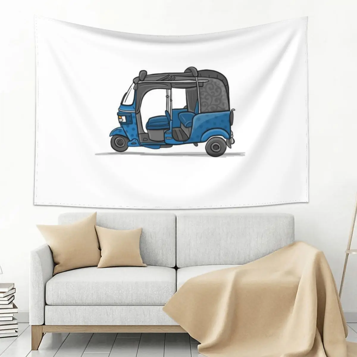 

Tuktuk, motorbike asian taxi Tapestry