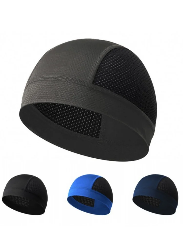 AliExpress Outdoor MTB Bike Cycling Cap Quick Dry Breathable Mesh Sports Running Beanie Skull Cap Helmet Liner Cap Sweat Helmet Headwrap