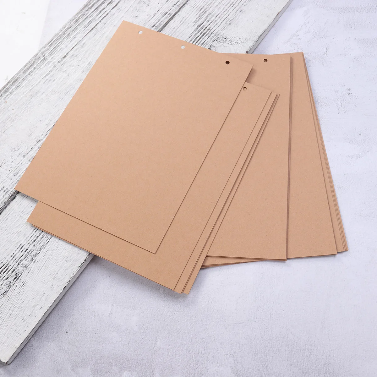 

15 Sheets Scrapbook Photo Album Refill Pages Double Sided Kraft Paper Thick Smooth for 10 Inches Scrapbook Photo Album Refill
