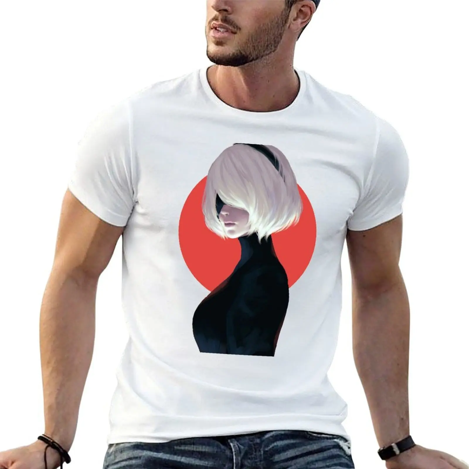 

Essential t t t automata 2B футболка мужская хлопковая рубашка футболка мужская Nier рубашки