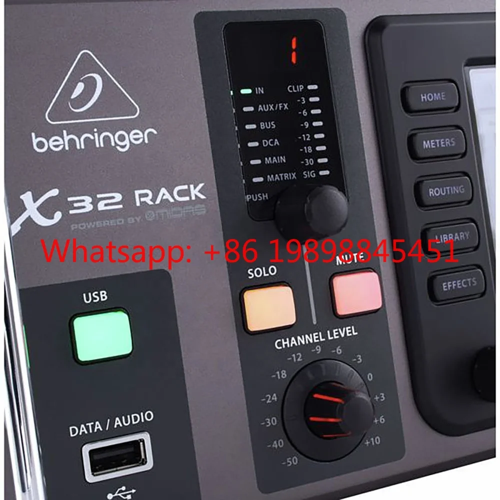 16 XLR Inputs 8 XLR Outputs Pa System Studio Digital Mixer Behringer X32 Rack 32-Channel Audio Digital Console
