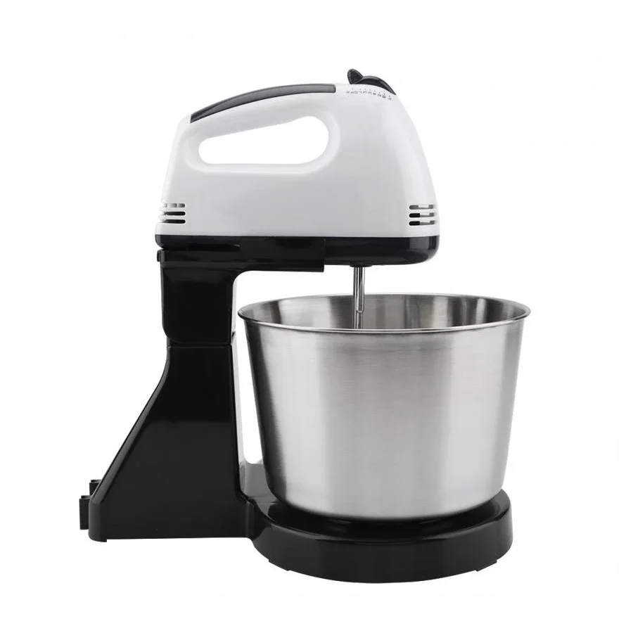 2024 Stainless Steel Kitchen Cake Milk Frother Egg Beater Handheld Stand Food Electric Whisk Hand Mixer