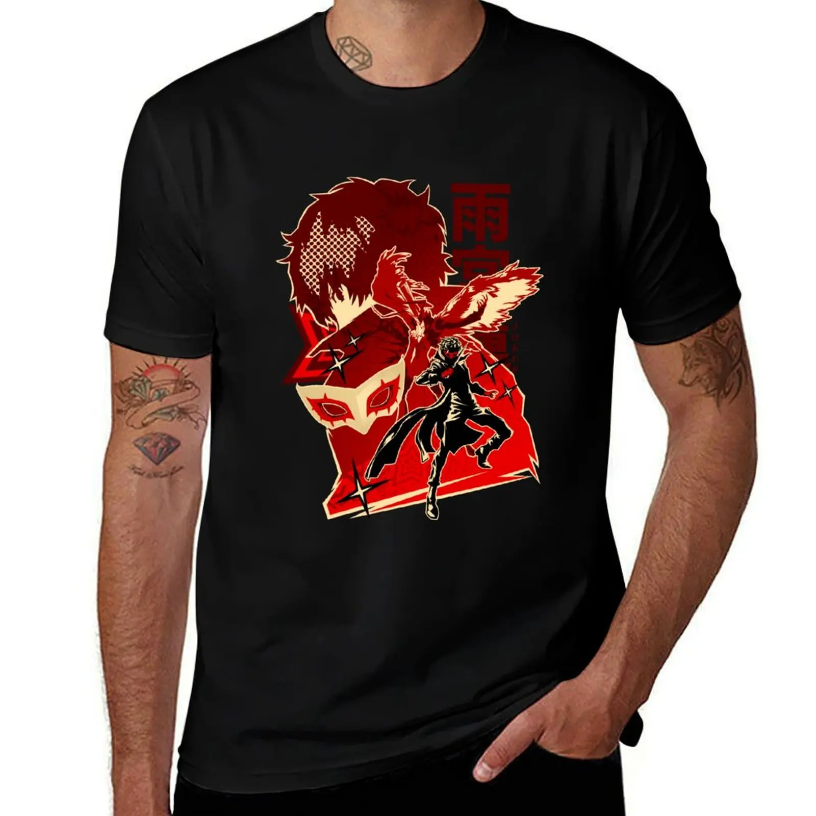 

The Phantom Thieves of hearts leader T-Shirt cute clothes customs anime mens fashion