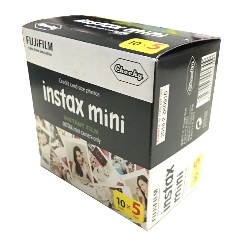 50/60 ورقة فيلم Fujifilm Instax Mini بحافة بيضاء لكاميرات Instax Mini 12 و11 و9 و8 و7s و70 و90 وSP-2 وLINk وLiPlay - 5