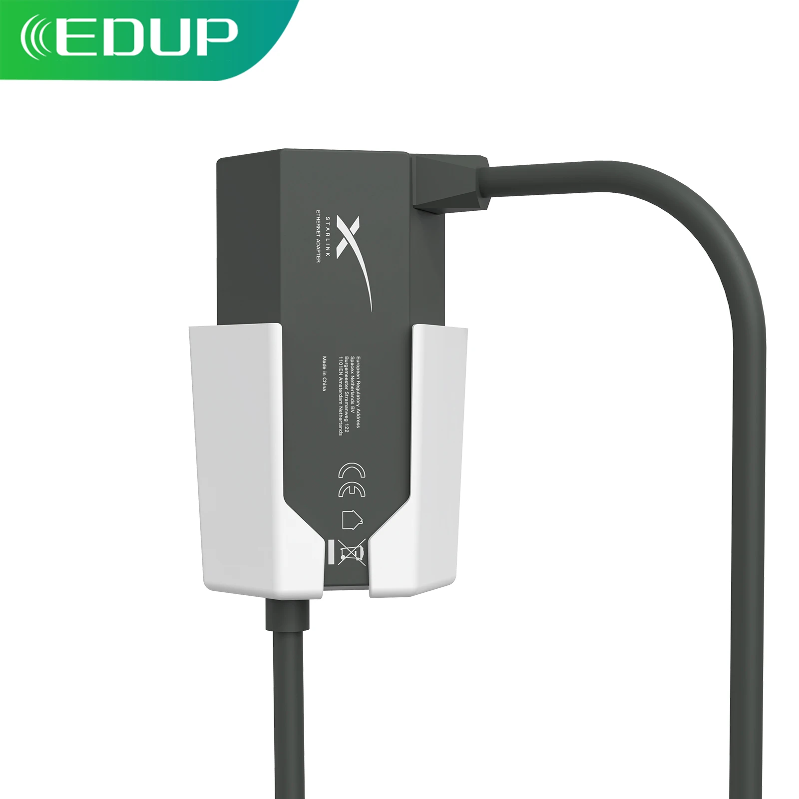 EDUP WT-DF1185-W 1PCS High Quality Starlink Ethernet Adapter Holder Bracket Waterproof Easy Installation