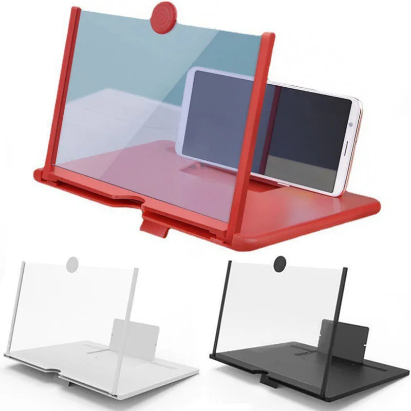12 Inch Multi Functional HD Mobile Phone Screen Video Magnifier Screen Amplifier For Phone Holder Enlarged Screen Phone Stand