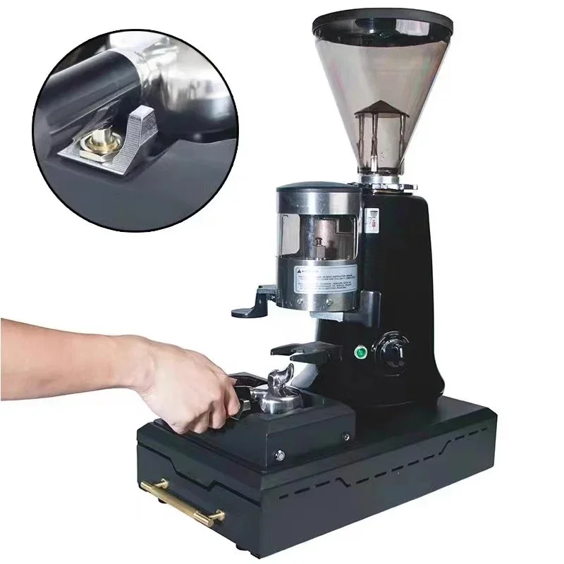 High Quality Electronic Portafilter Cleaner New Drawer Type Electric Coffee Machine Handle Powder Bowl Grounds Cleaner