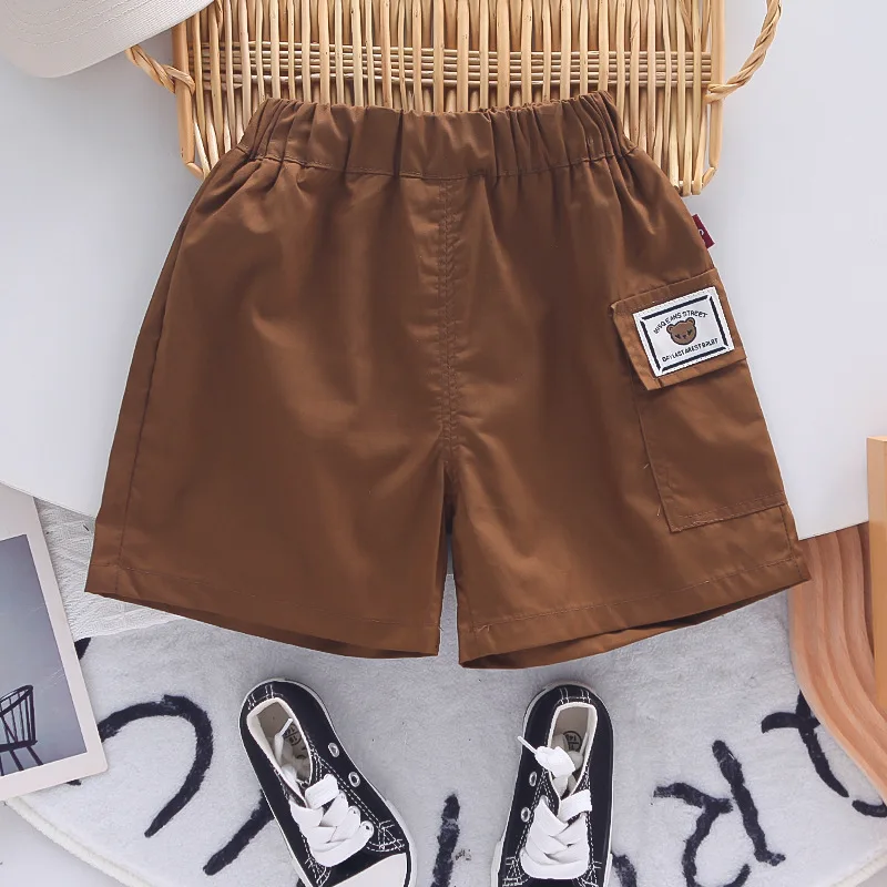 New Summer Baby Clothes Children Boys Short Sleeved Shirt T-Shirt Shorts 3Pcs/Sets Kids Clothing Infant Fashion Cartoon Costume