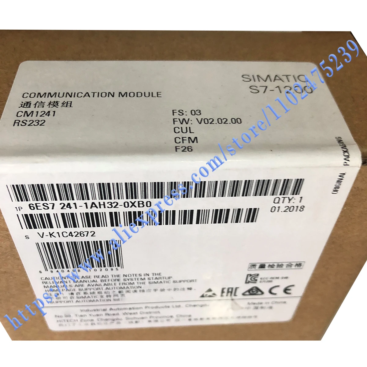 6ES7241-1AH32-0XB0 6ES7 241-1AH32-0XB0 communication module Brand New Oiginal, One Year Warranty，Take Photos On Site