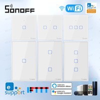 SONOFF TX Series T0 EU/ UK/ US Smart Home Switch Wifi Touch Switches Wall Light Switch Wireless App Voice Remote Control Panel