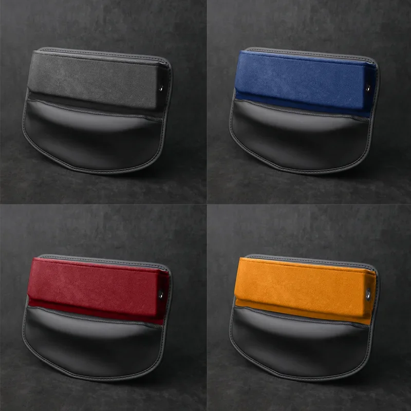 Car Seat Gap Storage Box Applicable To Universal Car, Alcantara Suede Seat Crevice Organizer, Phone Card Holder
