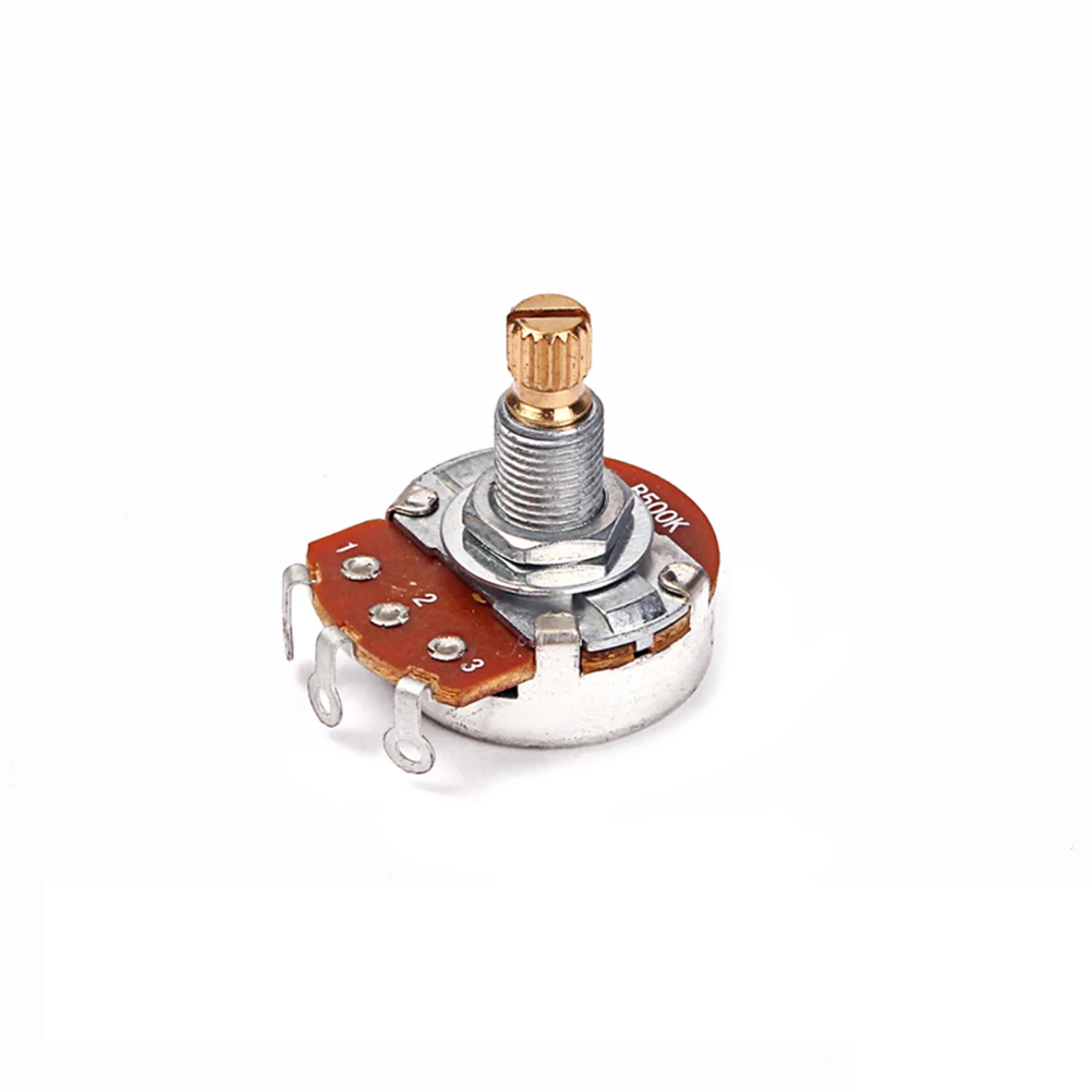 

Copper Head Potentiometer Mini Guitar Volume Knob Earth Tones Handle Shaft Knobs