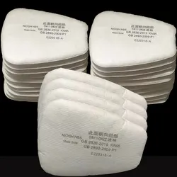 5N11 Dust Cotton Filter Paper 501 Holder For 3M 6001/6200/7502/6800 Chemical Spraying Painting Respirator Gas Mask Accessories