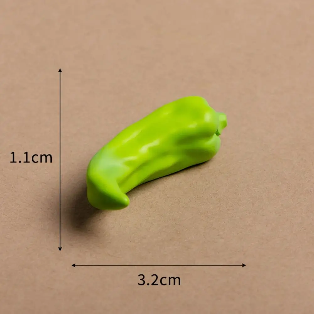 Cute Simulation Vegetables Mini Realistic Vegetables Figurines Miniatures Handicrafts DIY Decorations Fake Vegetables