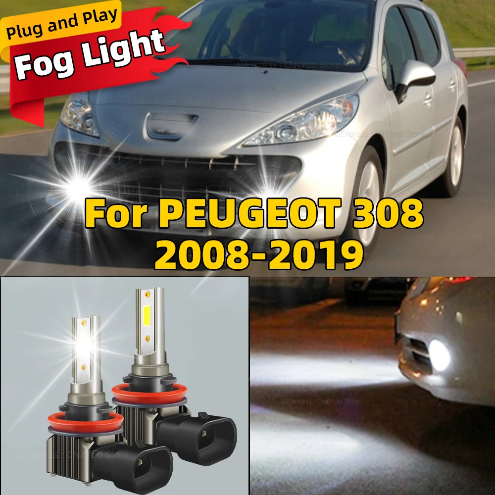 

15000LM H9 Front Fog Light LED Bulb H11 H8 For PEUGEOT 308 2008 2009 2010 2011 2012 2013 2014 2015 2016 17 18 2019 Accessories