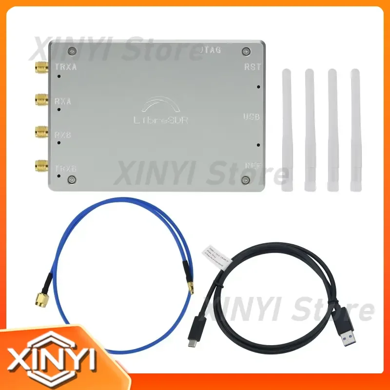 XC7A100T AD9361 B210 Mini Software Defined Radio Development Kit with CNC Shell Accessory Pack Replacement for HackRF