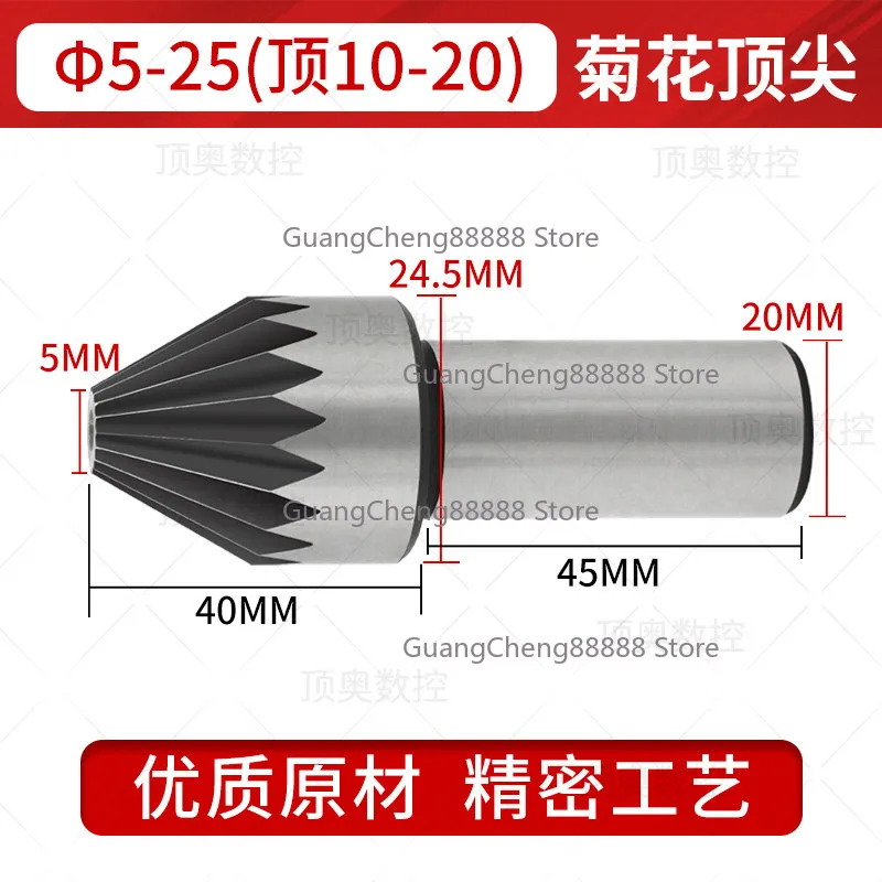 Plum blossom, chrysanthemum thimble, dead pipe jacking, chuck jacking, thimble overall quenching