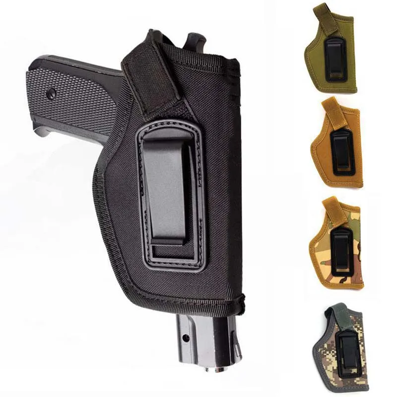 Outdoor Tactical Hunting Holster Nylon Concealed Gun Pouch For Glock Sig Sauer Beretta Kahr Bersa IWB Holster Tactical Equipment